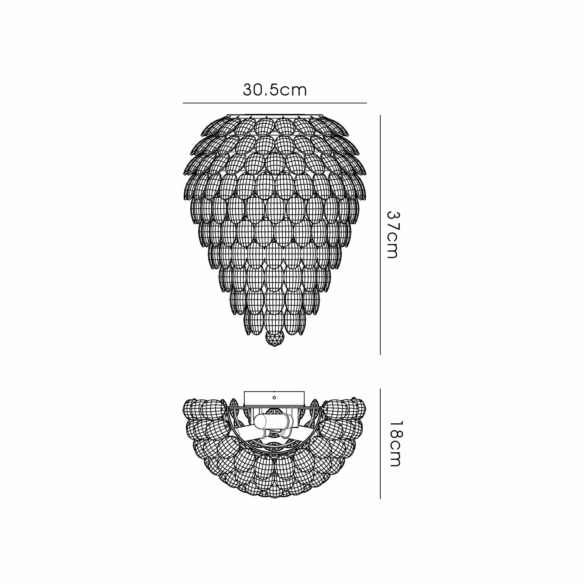 Coniston IP Bathroom Lights Diyas Crystal Wall Lights